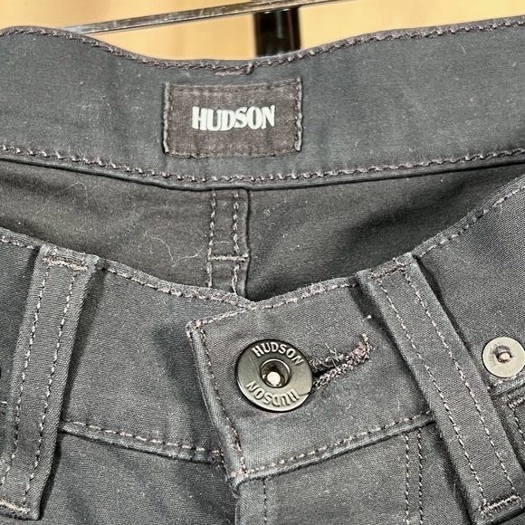 Hudson Blake Black Straight Slim Chinos Size 28 - Picture 4 of 10